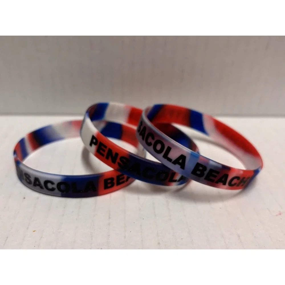 3 MARRIOTT Pensacola Beach silicone bracelet wristband‎ Blue Angels summer 2025